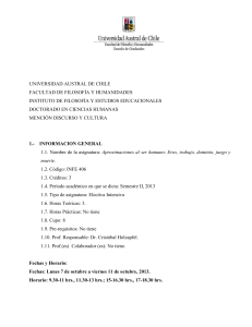 programa - Facultad de Filosofía y Humanidades | UACh