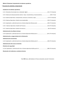 Módulo Profesional: Implantación de sistemas operativos