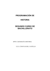 Historia - IES Cánovas del Castillo