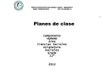 PLAN DE CLASE 11 2013