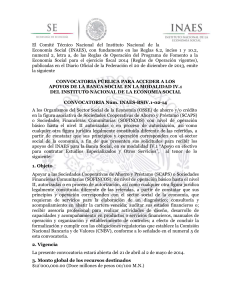 El Comité Técnico Nacional del Instituto Nacional de la Economía