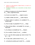 Español 2, capítulo 1: pronombres de objeto directo (POD) Subraya