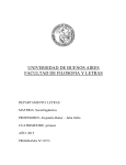 Sociolingüística - Facultad de Filosofía y Letras - UBA