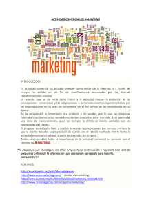 CAZA DEL TESORO El Marketing