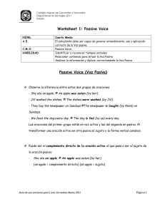 Voz Pasiva worksheet _SAE_22_10_4M_PG