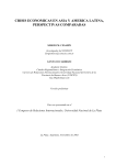 CRISIS ECONOMICA EN ASIA Y AMERICA LATINA