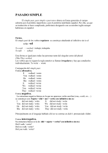 pasado simple - englishphonso