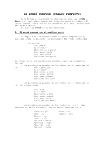 le passé composé (pasado perfecto)