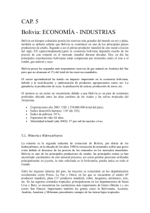 5.1.- Miner&iacute;a e Hidrocarburos