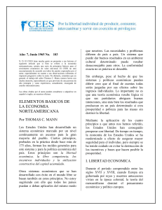 Tópicos - CEES - Centro de Estudios Económico