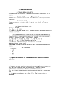 potencias y raices