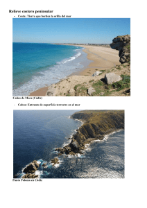 Relieve costero peninsular - carlosnaranjogeografiahistoria