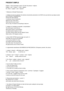 SIMPLE PRESENT - palomascorner