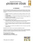 oraciones de secundaria y bachillerato. semana del 27 al 31 de marzo
