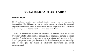 liberalismo autoritario - Foro Libre y Democratico de México AC