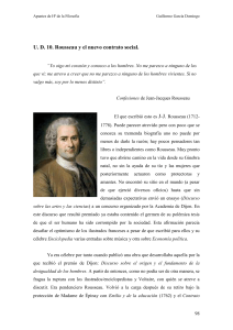 U.D. 10. Rousseau y el nuevo contrato social