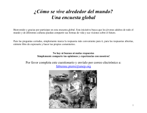 Global Survey on Sustainable Lifestyles