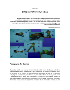 Capítulo 7 LUDOTERAPIAS ACUÁTICAS “Evolutivamente salimos