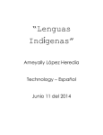Lenguas Indígenas Investigation
