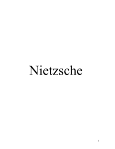 Nietzsche - Alarcosfilosofia
