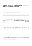 Modelo de Delegación de voto de Asamblea