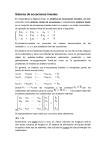 Sistema de ecuaciones lineales - MetodosNumericos2012-1
