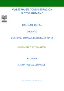 maestria en administracion factor humano calidad total docente
