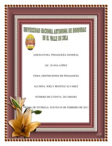 UNIVERSIDAD NACIONAL AUTONOMA DE HONDURAS EN EL