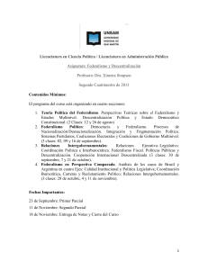 TP: Suarez Cao, J. (2011) “¿Federal en teoría pero