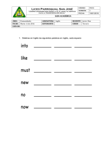 Gu&iacute;a acad&eacute;mica tercero - Liceo Parroquial San Jos&eacute;