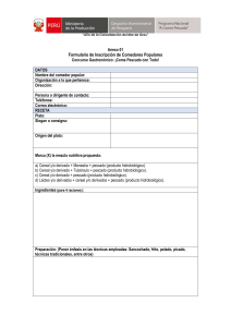 Anexo 1 - A Comer Pescado