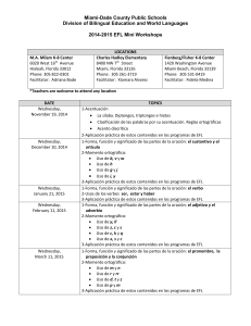 Miami-Dade County Public Schools Division of Bilingual Education