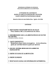 3) analizar la alimentaci&oacute;n