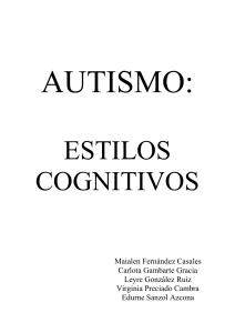 TRABAJO AUTISMO