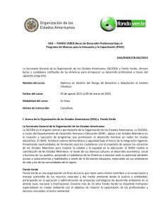 Convocatoria OEA