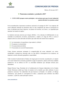 Panorama económico y productivo 2017