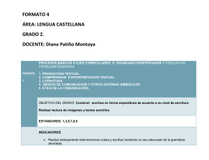F4 CICLO 1 LENGUA CASTELLANA