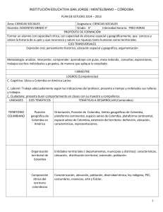 PLAN DE ESTUDIO SOCIALES 5&deg; (37313)