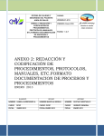 anexo 2: redacción y codificación de procedimientos, protocolos