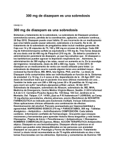 300 mg de diazepam es una sobredosis