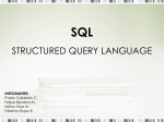 SQL – Structured Query Languaje Expositor