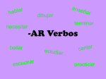 -AR Verbos