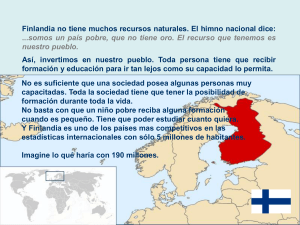 La Educación en Finlandia.