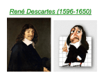 René Descartes (1596-1650) CONTEXTUALIZACIÓN
