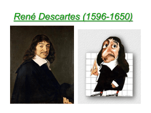René Descartes (1596-1650) CONTEXTUALIZACIÓN