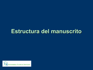 Estructura del artículo