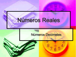 Números Reales