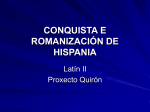 conquista e romanización de hispania