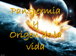 Origen de la vida y Panspermia