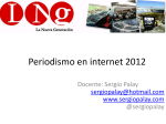 Periodismo en internet 2012